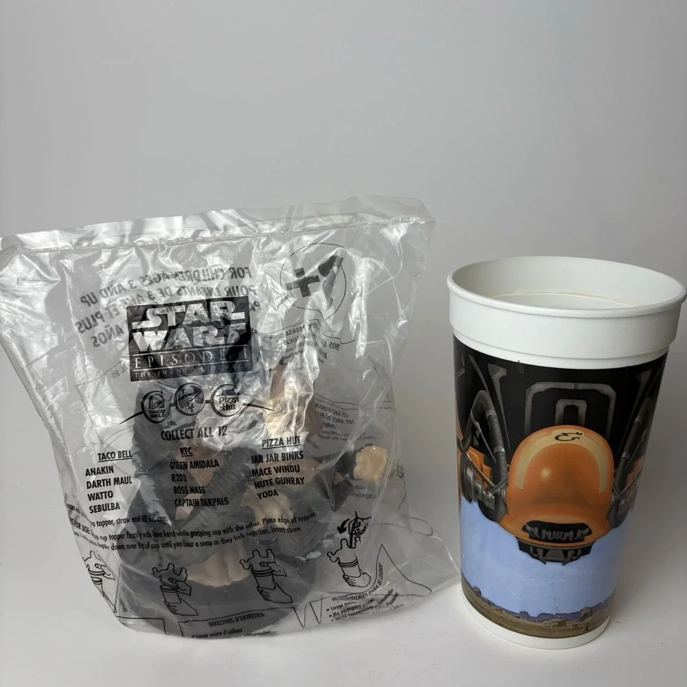 Sebulba Star Wars Episode 1 KFC Pizza Hut Taco Bell Cup Topper 1999